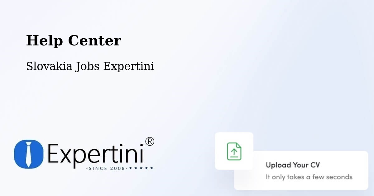 Help Center – Púchov - Slovakia Jobs Expertini